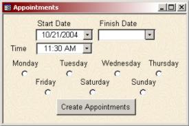 Multiple Appointments